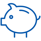 Piggy bank icon