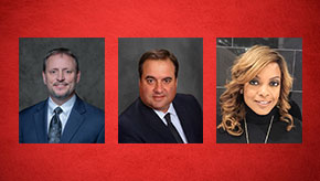 Brad Andelt, Andrew Gunning and Denise Williams are new members of the PEO team at Ameritas