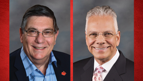 Dan Galli and Joe Pantozzi, newest Ameritas Hall of Fame members.