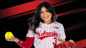 Husker softball player Bella Bacon