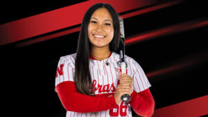 Husker softball player Katelyn Caneda