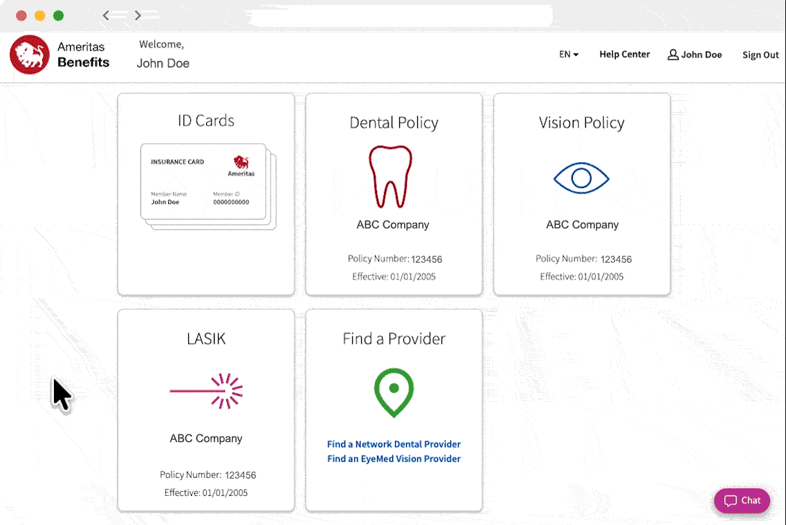 Download ID card.