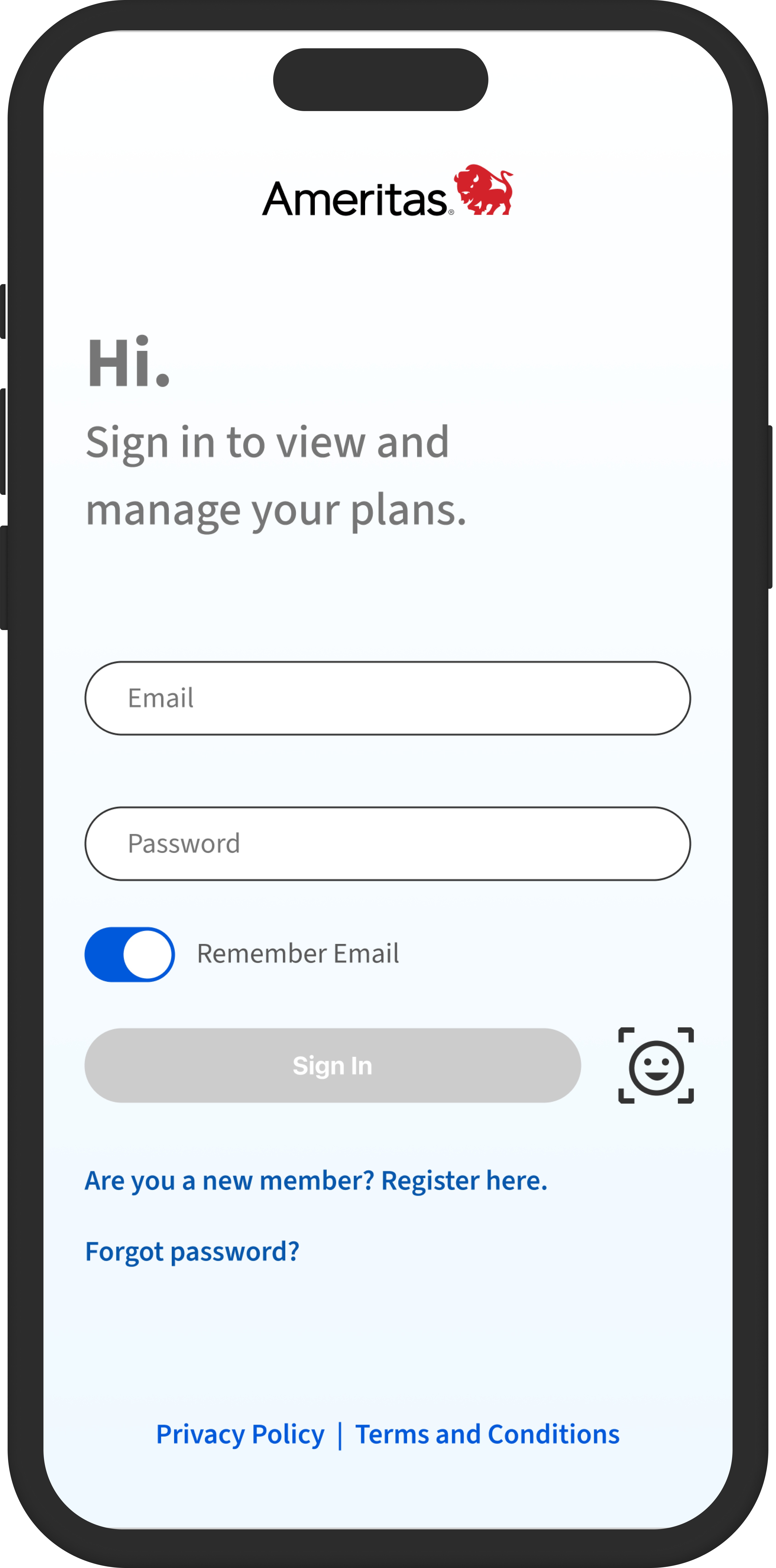 Login iPhone