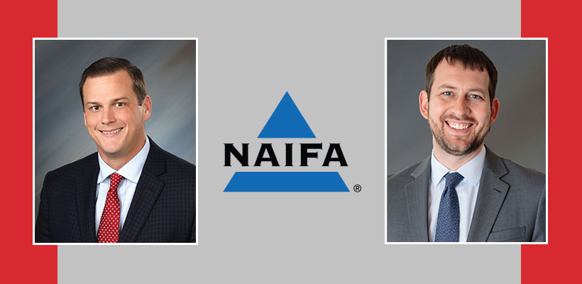 Blake Gillies and Derek True, 4 under 40 awards list from NAIFA